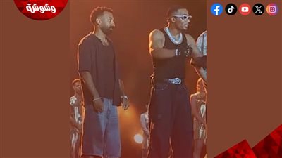​محمد رمضان يشيد بالموزع إسلام ساسو في ختام حفله: 