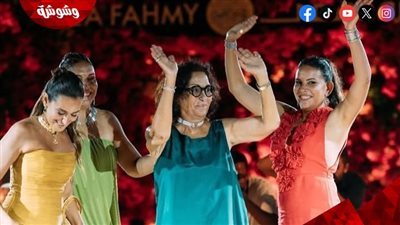 أمينة خليل تتألق بمجوهرات عزة فهمي في فعاليات رملا شورز