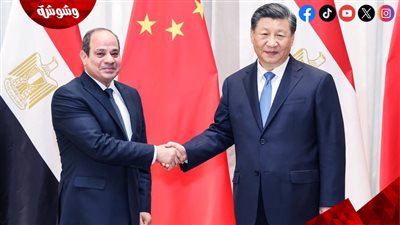  السيسي يحتفي بالرئيس الصيني: ضيف عزيز على ضفاف النيل