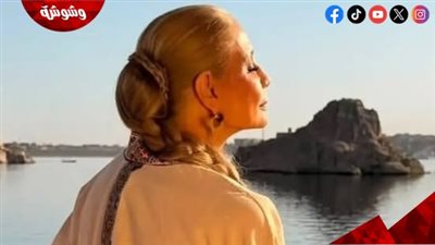 سوسن بدر تتألق بإطلالة تجمع الأناقة واللمسة التراثية في حملة ترويجية لأسوان
