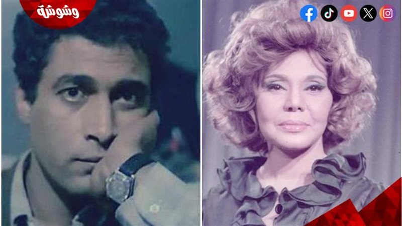 أحمد زكي وماجدة الصباحي
