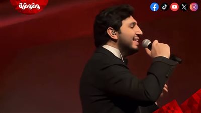 محمد فضل شاكر يتألق في حفل القاهرة.. ويشعل الأجواء بأشهر أغانيه 
