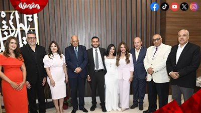 صابرين تحتفل بعقد قران نجلها.. بحضور العائلة والأصدقاء