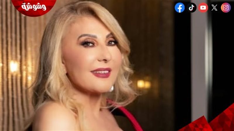 نادية الجندي بالأحمر