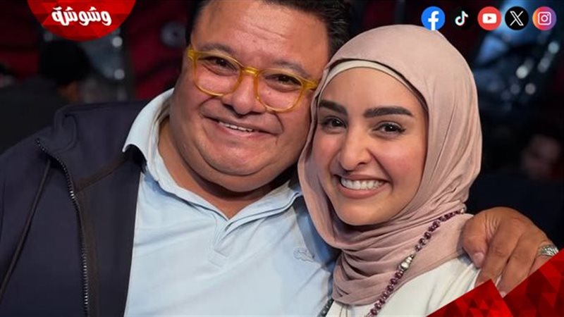 هلا رشدي و المخرج خالد جلال