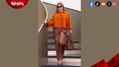 نسرين طافش تتألق بإطلالة خريفية ناعمة 