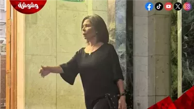 سلوى محمد علي وناجي شحاتة وهشام سليمان في عزاء المنتج والكاتب حسام علوان