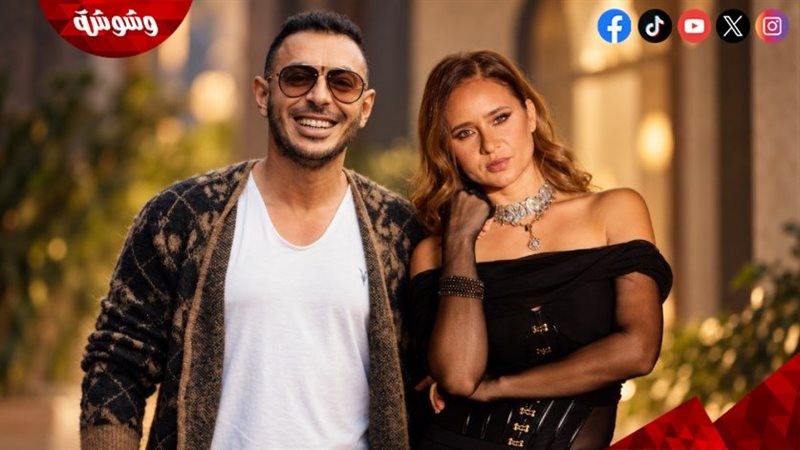 مصطفى شعبان ونيللي