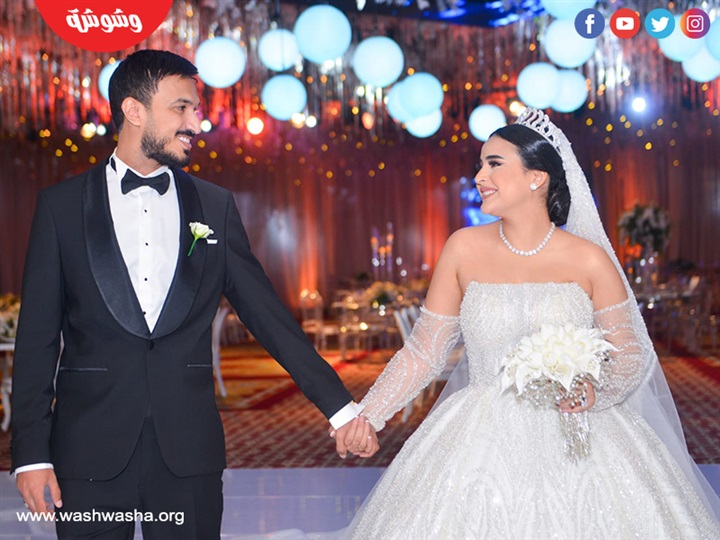 بالصور.. حمادة هلال بوسى واوكا يشعلون حفل زفاف عادل أبو طارق وسهيلة إبراهيم 