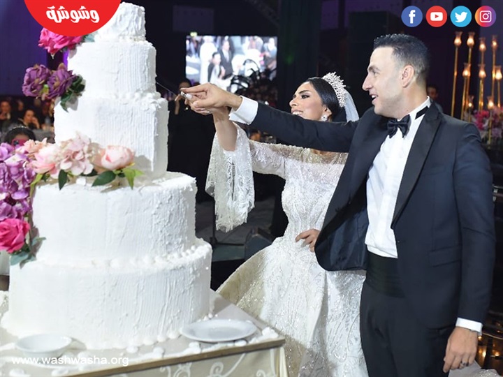 أمينه واوكا يشعلان حفل زفاف مروه نصار ومحمد عبدالوهاب